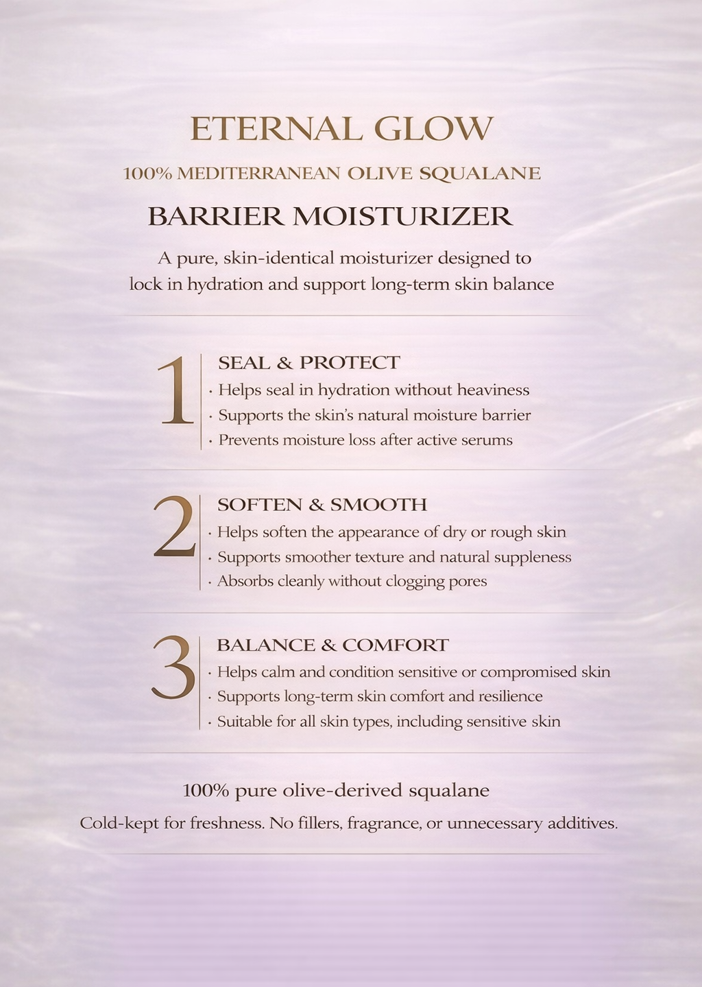 Eternal Glow Squalane — Olive-Derived Moisturizer (30 mL)